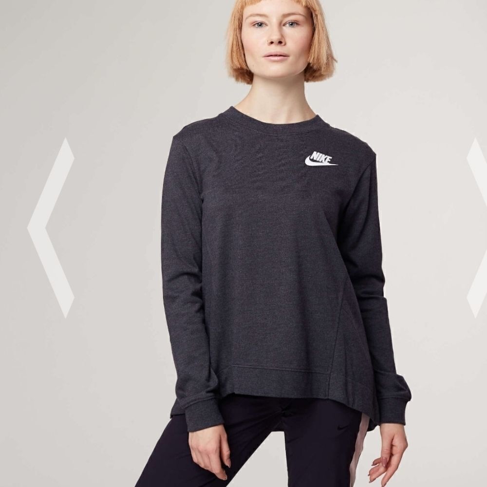 Nike Gym Crew Sweatshirt Pullover Top 854953 Grey